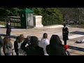 Changing Of The Guard at Arlington National Cemetery's Tomb Of The Unknown Soldiers