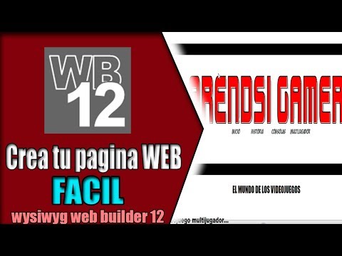 Como crear una pagina WEb FACIL || wysiwyg web builder 11/10 ||