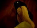 My rounded toe cleavage flats