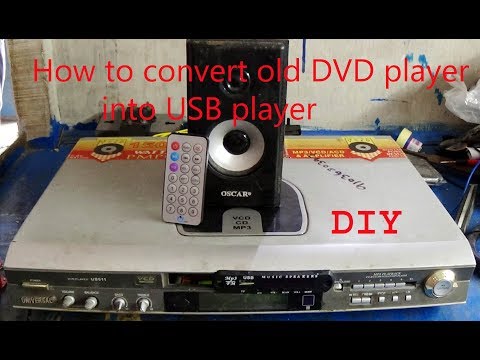 How To Convert old DVD player into USB player (DIY)