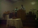 Preaching at New Life church in Ozamis philippines