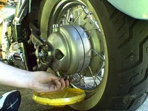 how to change oil in a v drive