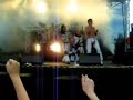 Ruoska feat Slebo performing Mies Yli Laidan