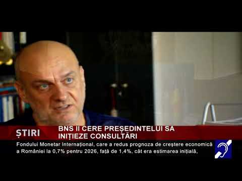 BNS solicită consultări pentru o guvernare stabilă