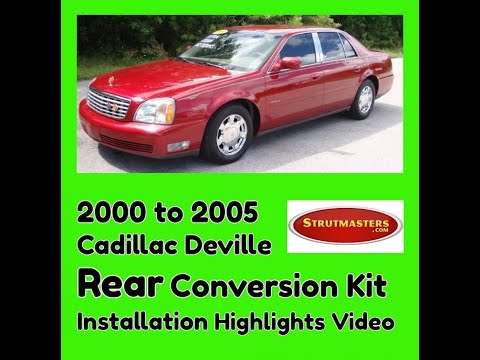 2000-2005 Cadillac Deville Rear Electronic/Air Suspension Conversion Installation