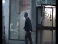 Throwing dummys of shop roof into street FURZE Throwing dummys of shop roof into street FURZE