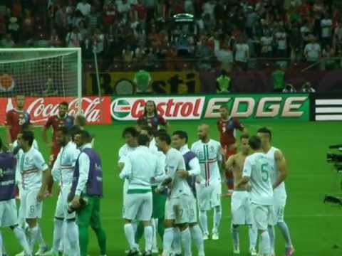 EURO 2012 Czechy - Portugalia Radość CR 7 po wygranym meczu z Czechami