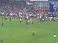 wat happened at the stadium wen the indian team arrived