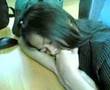 call center agent sleeping