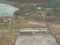Sao Tome capital from the airoplane
