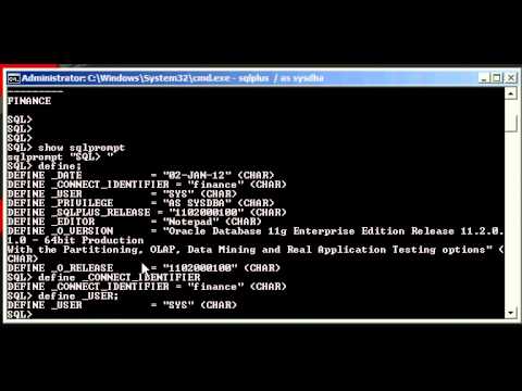 how to define editor in sqlplus