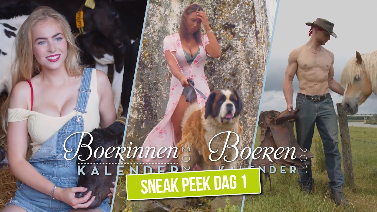 Sneak Peek Boeren & Boerinnen Kalender 2021 Photoshoot Dag 1