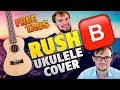 Rush B On Ukelele Guitar (Fingerstyle Ukulele Cover, Free Tabs)