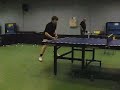 Table tennis training: falkenberg in slow motion (10x) Table tennis training: falkenberg in slow motion (10x)