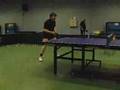 Table tennis training: falkenberg in slow motion (10x)
