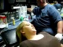 Lacey gets nose pierced