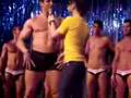 christian seriano judging 'randy blue' models.