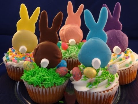 Decorating Cupcakes #118: Easter Bunnies with yoyomax12
