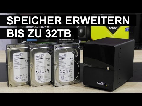[DEUTSCH] StarTech.com 4-Schacht USB3.0/eSATA Externes Festplattengehäuse Testbericht