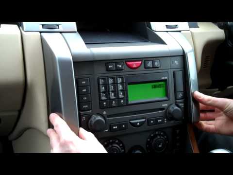 How to change the radio side panels on a Range Rover Sport