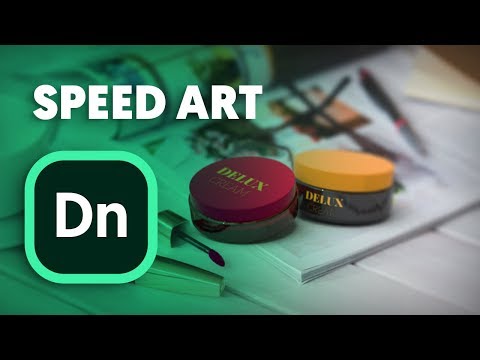 Adobe Dimension cc | SpeedArt - Exploring tutorial
