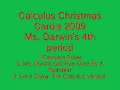 Calculus Christmas Carols 2009, 4th period.wmv