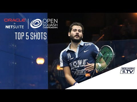Squash: Top 5 Shots - Finals - Oracle NetSuite Open 2017