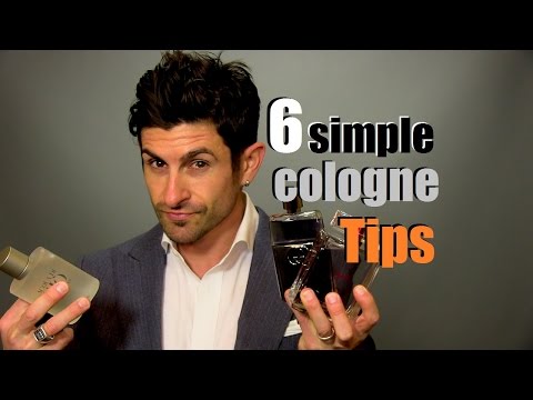 how to properly spray cologne