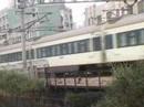China Train SS8 passing through Shenzhen