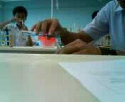 Pouring benedict solution
