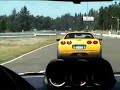 Corvette Z06 passing my Saab 92x