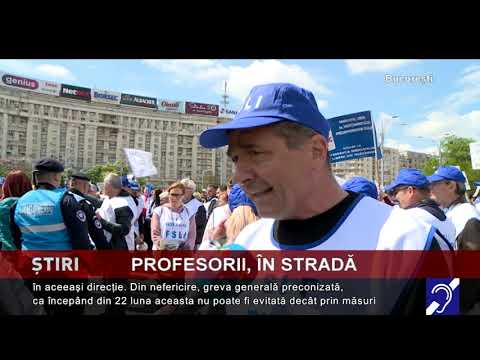 Profesorii, în stradă