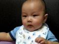 Bosco Tsang eating porridge