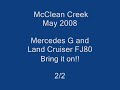G wagen and Land crusier in Mclean May 2008 2/2