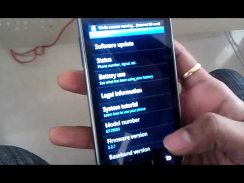 Samsung galaxy SL I9003 Hands On Video