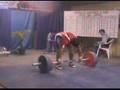 Jorge garcia 140 kilos weighlifting