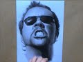 James Hetfield Portrait Drawing [Master of Puppets]