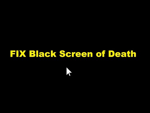 how to troubleshoot black screen