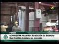 videos de Evo Morales reactiva la planta de fundición de bismuto de Telamayu - Nov. 2008