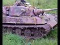 1/6 RC King Tiger tank driving through mud and almost stuck 1/6 RC King Tiger tank driving through mud and almost stuck