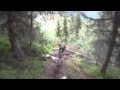 Downhill-løypa til Ekstremsportveko 2011 i Voss Resort Bavallen