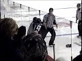 hockey fights premier match du Poutrelles Delta