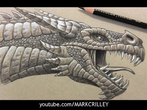 Drawing Time Lapse: Dragon’s Head