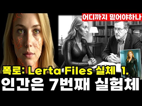 인간은 7번째 실험체이다 -- Lerta Files 실체 전격 폭로  vol. 1