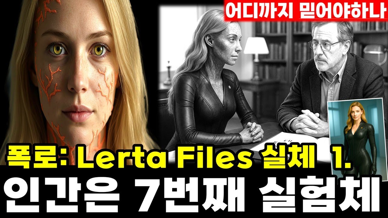 인간은 7번째 실험체이다 -- Lerta Files 실체 전격 폭로  vol. 1