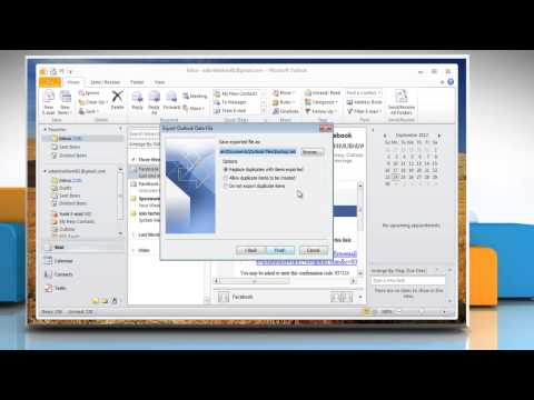 how to create pst in outlook 2010
