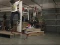 ledge box and punching bag skateing with messed up lip slide