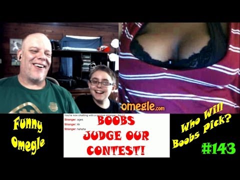 Funny Omegle Trolling | A Pair of Boobs Judge Our Singing Contest