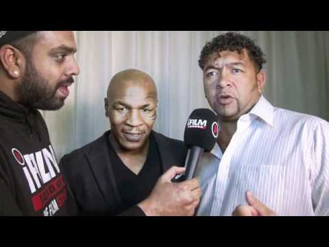 BOXING HEAVYWEIGHT LEGEND 'IRON' MIKE TYSON & CARL HOLNESS INTERVIEW FOR iFILM LONDON