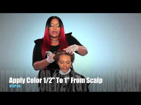 how to apply semi permanent hair dye